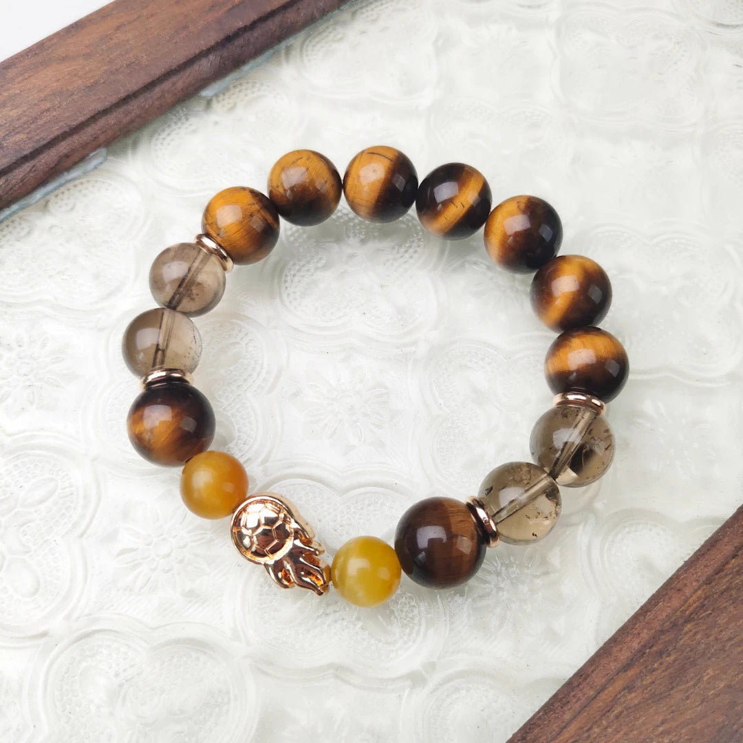 Premium Men's Natural Stone Bracelet Gift for Father's Day Birthday and Graduation