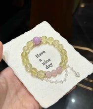 Size guide for the bracelet showing bead sizes from approximately 0.31 to 0.49 inch or 8 to 12.5 mm