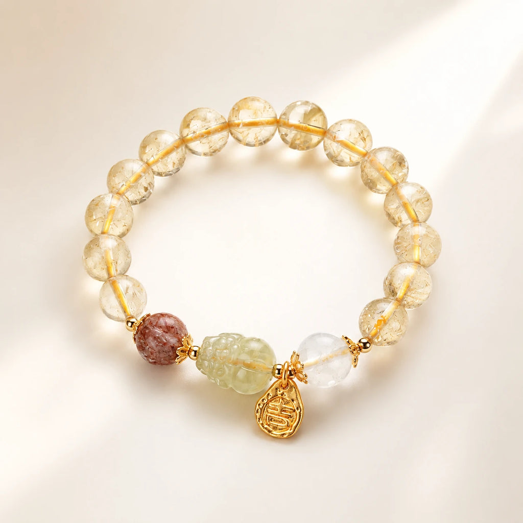 Pale Golden Citrine Crystals for Optimism Confidence and Abundance Manifestation
