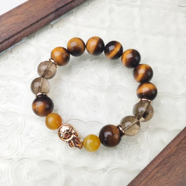 Premium Men's Natural Stone Bracelet Gift for Father's Day Birthday and Graduation