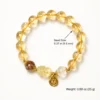 Carved Light Green Pixiu Bead Charm for Wealth Protection and Good Fortune